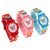 New-3D cartoon butterfly quartz wristwatches colorful0058-LA