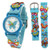 New-3D cartoon butterfly quartz wristwatches colorful0058-LA