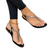 NEW-Peep Toe Shoes Hot Drilling Flat Flip-flops Sandals0084