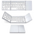 NEW-Mini Foldable Folding Bluetooth Wireless Keyboard with Touch 0268