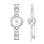NEW  2503 Fashion Ladies Watch With Diamond Bracelet Two-Piece Watch 9051
