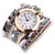 new-Fancy diamond rivet circle women's watch 1101