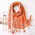 New Soft Fabric End tassels printed Scarf901-3078la