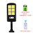 BRA-Outdoor Waterproof Human Body Induction Solar Light Wall Light LED