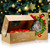 12pcs Christmas Themed Kraft Gift Box with Clear window
