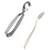 BRA-Stainless steel 2pcs Food Clip Escargot Fork Clip Snail Tong Utensils Dishware