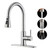 NEW 2510 Modern Telescopic Kitchen Faucet 360° Rotating Stainless Steel Faucet With Cleaning Spray Mode 6989