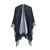 NEW-Poncho Cape Reversible Oversized Shawl Wrap Open Front Cardigans for Women0094