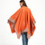 NEW-Poncho Cape Reversible Oversized Shawl Wrap Open Front Cardigans for Women0094