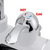 BRA-360 degree rotating electric faucet heating