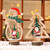NEW-Christmas decorations set wooden decorations0117-LA
