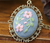  DIY  Embroidary Orval Shape antique look Necklace 