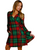 2021 New Christmas V-neck wrap dress