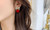 Ribbon Bowknot Red Ball Ornament Dangle Earrings for Women Teen Girls  Christmas Festival-3282la