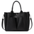 SP-Large-capacity PU zipper picture tote bag diagonal shoulder bag