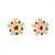 New-Snowflake Stud Earrings Present Christmas0158-LA