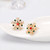 New-Snowflake Stud Earrings Present Christmas0158-LA