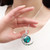NEW-Life Tree Pendant  Chain Crescent Moon Necklace Stud Earrings Bracelet Bangle Set0169-LA