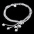 NEW-Tassel Heart Pendant Chain Bracelets0173-LA