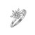 New-Classic Snowflake Ring0184-LA