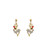 Crystal Reindeer Charm Earrings 0191-LA