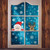 NEW-Christmas Santa Snowflake Window Stickers0207-LA