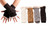 Fingerless Gloves Winter mitten with lace details-la 3521
