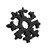 NEW-26-in-1 Portable Stainless Steel Snowflake Keychain0210-LA