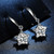 NEW -Snowflake Drop Earrings for Women Dangle Snowflake  Dangle Drop Earrings 0233-LA