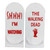 NEW-3pairs Shhh I'm Watching The Walking Dead Socks Cotton Socks0252-LA