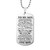 NEW-'To My Son' or 'To My Daughter' Dog Tag Necklace0257-LA