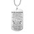 NEW-'To My Son' or 'To My Daughter' Dog Tag Necklace0257-LA