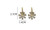 NEW Elegant Stud Earrings Zircon Super Flash Earrings 0236-la