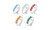 NEW-5 pcs Adjustable Multicolour Anxiety Ring Set 0277-LA