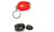  NEW-2PCS Portable Mini Projection Clock Flashlight Timepiece Keychain Small Projection 0280