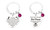 Friendship Heart Keychain-la 9467