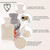 Hot Water Bottle with Cover, Hapzoom Rubber Warm Water Bag with Removeable Washable Knitted Covers, Soft Cover