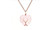 NEW Hand-Wound Peach Heart Natural Stone Heart-Shaped Tree of Life Necklace  0248