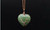 NEW Hand-Wound Peach Heart Natural Stone Heart-Shaped Tree of Life Necklace  0248