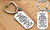 One or Two Daughter Inspirational Key Chains