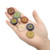  7 Pcs Natural Reiki Chakra Energy Crystal Healing Balance Palm Gemstones 