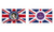 One or Two The Queen's Platinum Jubilee Flags-la