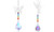 2pcs Crystal Suncatcher Garden Window Decoration-la