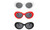 NEW  Retro round frame sunglasses men and women sunglasses    0272