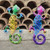 NEW 2PCS  Wrought iron gecko home wall hanging handicraft pendant decoration  0283 LA