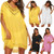 V-neck Summer Bikini Cover Up Sarong Beach Dress Swimwear -la