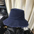 NEW Bucket hat solid color raw edge bucket hat summer outdoor foldable basin hat 5003 