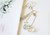 Beaded Dried Flower Vintage Feather Bookmark -la