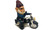 NEW  Motorcycle Dwarf Garden Ornament Resin Crafts  5014