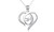 NEW  Big Hands Small Hands Necklace Heart Necklace Pendant  5018 LA